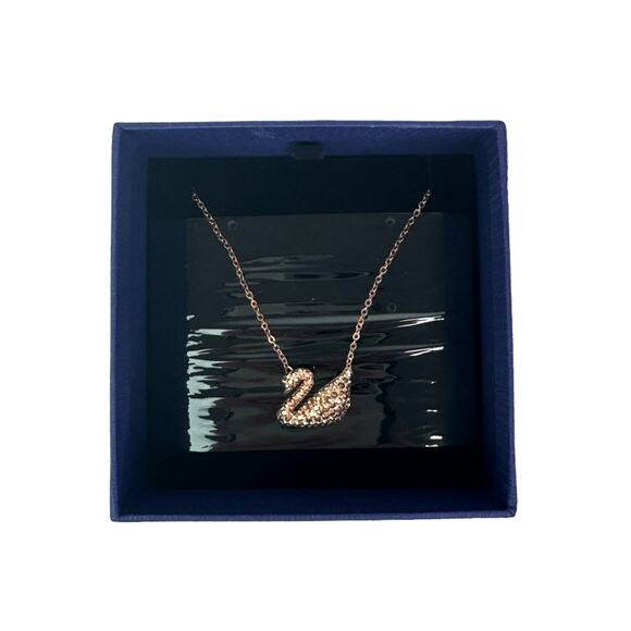 Swarovski Iconic Swan Pendant Necklace - Picture 1 of 5
